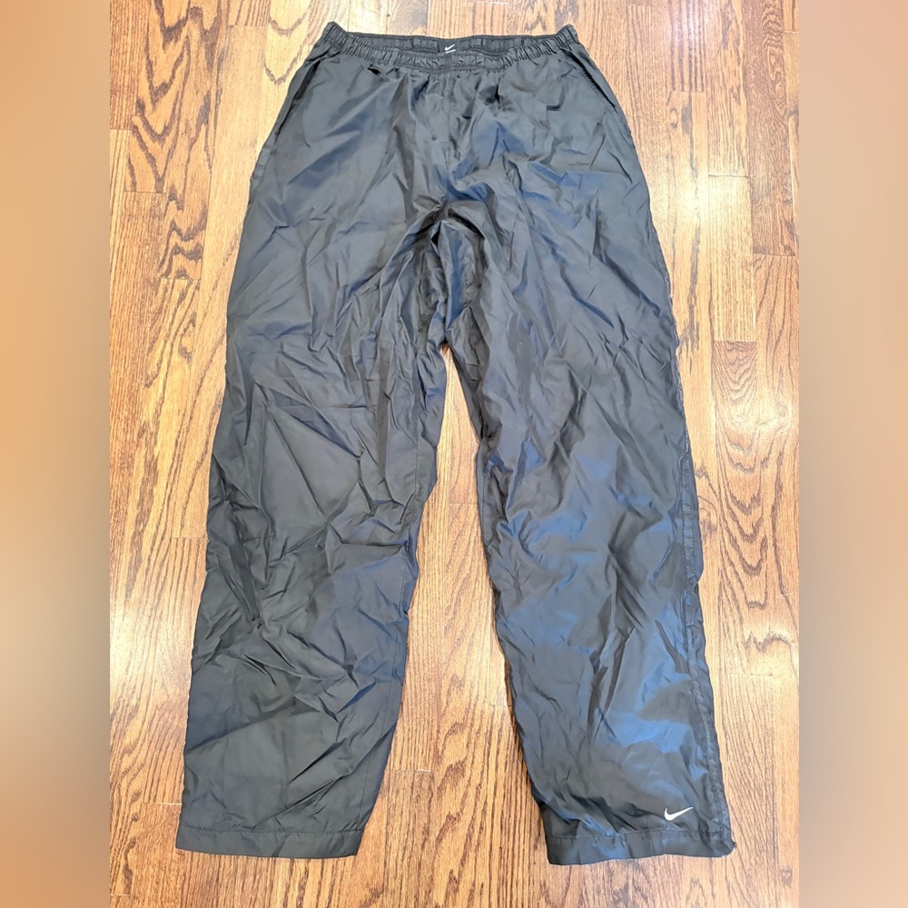 Nike Vintage Y2K Lined Track Pants Wide Leg Black
- Men's size Large